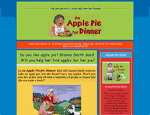Tablet Screenshot of anapplepiefordinner.com